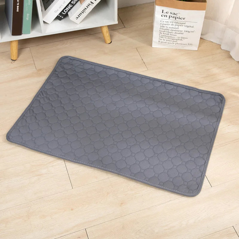 Almofada Urina Cão Reutilizável - 4 Camadas, Absorvente, Lavável, Treino/Cama/Carro
