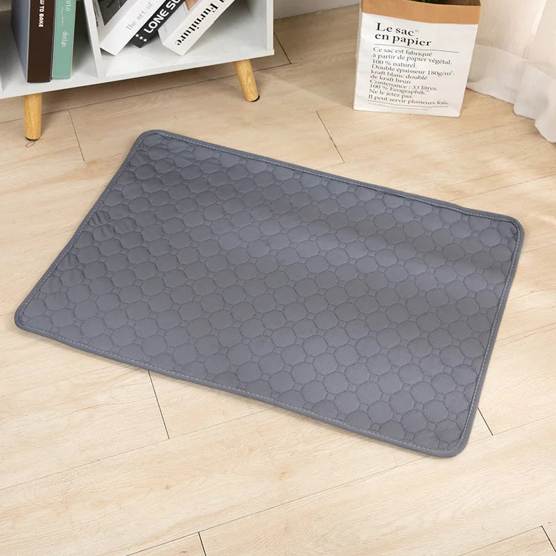 Almofada Urina Cão Reutilizável - 4 Camadas, Absorvente, Lavável, Treino/Cama/Carro