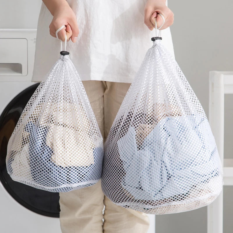 Saco de Lavar Roupa Suja em Malha - Proteção, Organização, Lingerie, Roupa Interior