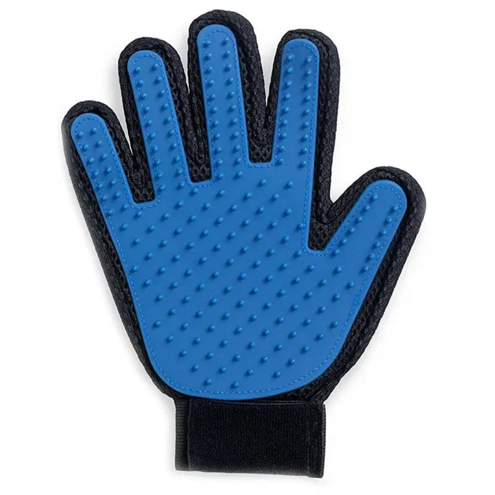 Luvas de Silicone 2 em 1 para Cães e Gatos - Tosa, Banho, Massagem e Remoção de Pelos