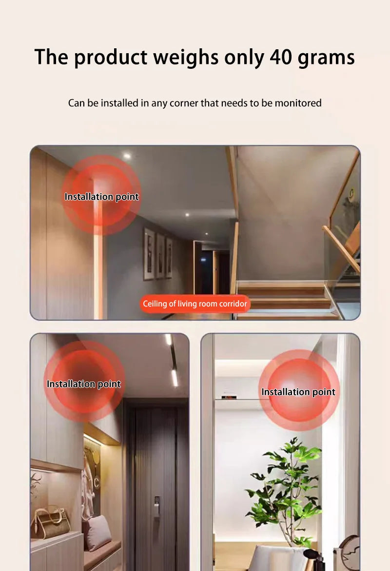Mini Câmara WiFi 1080P HD Xiaomi - Monitorização Remota, Visão Noturna, Ângulo Amplo, Leve
