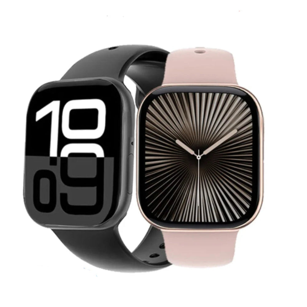 Smartwatch GPS Série 10 - 2025, Chamada BT, Saúde, 1.9" HD, Carregamento Sem Fios, Frequência Cardíaca Pressão Arterial