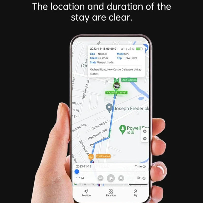 Mini Rastreador GPS Magnético Xiaomi Starlink Tracker - Anti-Perda, Carro, Animais, Crianças, App iOS/Android