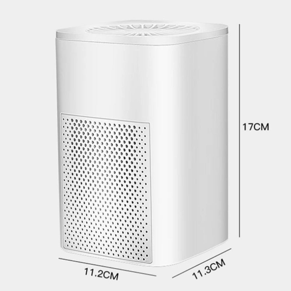 Purificador de Ar - UV, Ionizador, Ozono, Filtro HEPA, USB