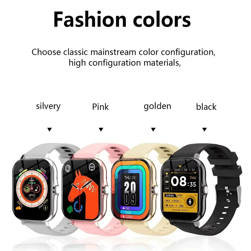 Smartwatch Xiaomi Air Max SY - Chamada BT, Saúde, Desporto, Monitor de Frequência Cardíaca, À Prova D'Água Para Telefones Android IOS