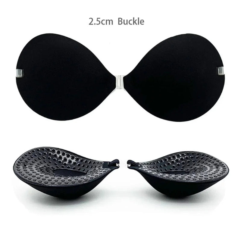 Sutiã Invisível Push Up Grosso - Adesivo Silicone, Levanta Seios, Vários Tamanhos, Casamento/Festas