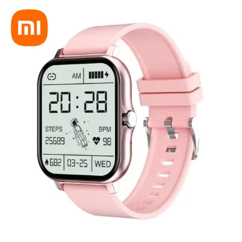 Smartwatch Xiaomi Air Max SY - Chamada BT, Saúde, Desporto, Monitor de Frequência Cardíaca, À Prova D'Água Para Telefones Android IOS