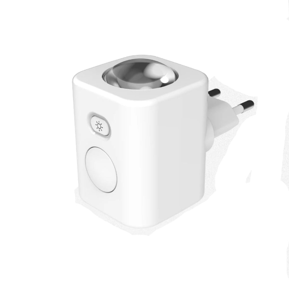 Lâmpada de Parede LED com Sensor Automático – Luz de Presença RGB 7 Cores para Corredores e Quartos