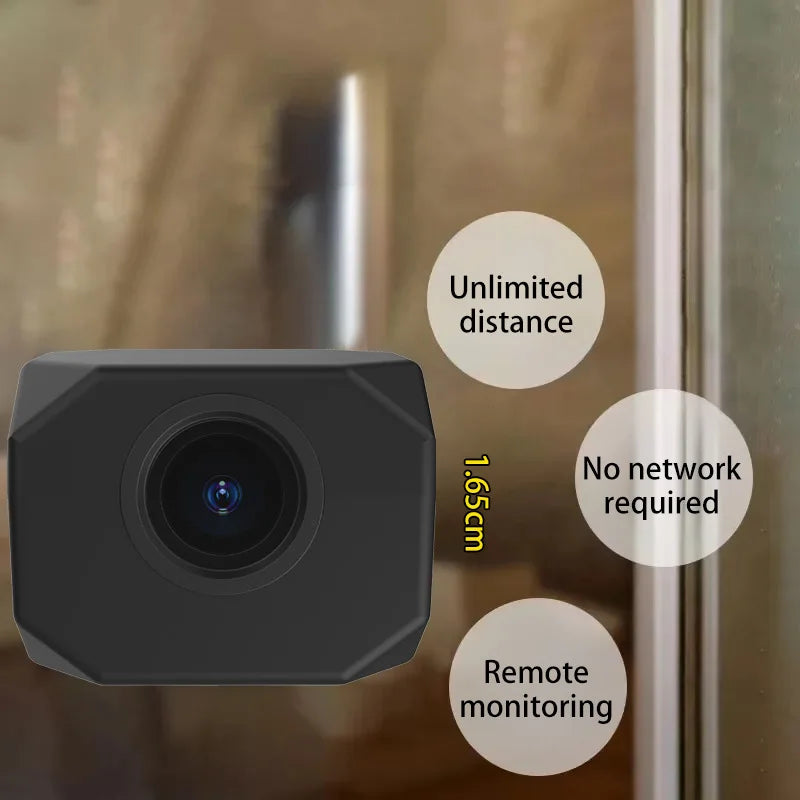 Mini Câmara WiFi 1080P HD Xiaomi - Monitorização Remota, Visão Noturna, Ângulo Amplo, Leve