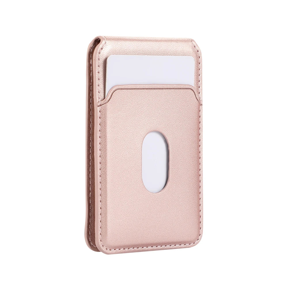Carteira Magnética MagSafe Couro - Porta-Cartões, iPhone/Samsung, Várias Cores
