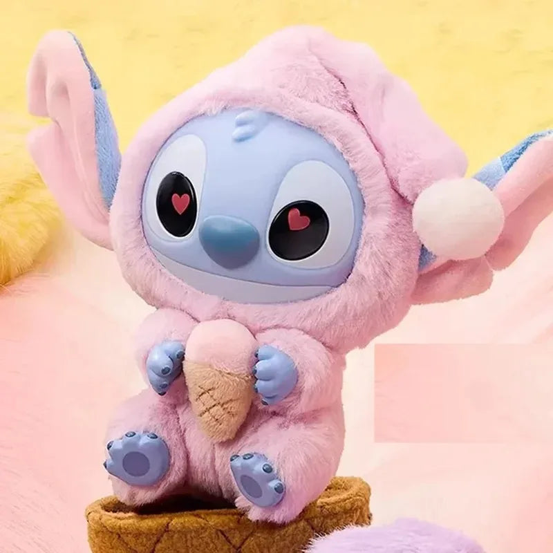 Disney Stitch Eat Something Before Sleep: Blind Box com Pendente de Peluche