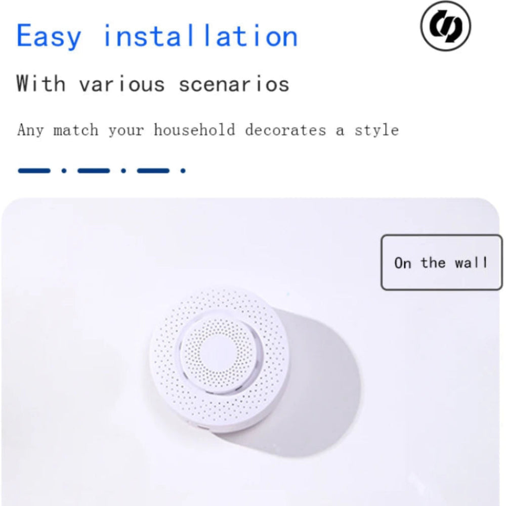 Sensor Qualidade Ar - CO2, Formaldeído, VOC, Temp., Humidade, Alexa/Google