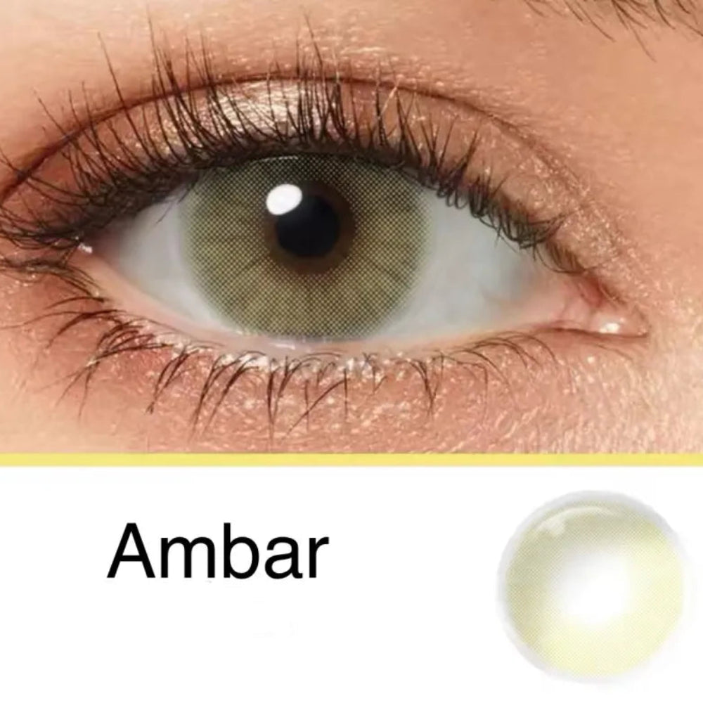 Lentes de Contacto Verde Ambar