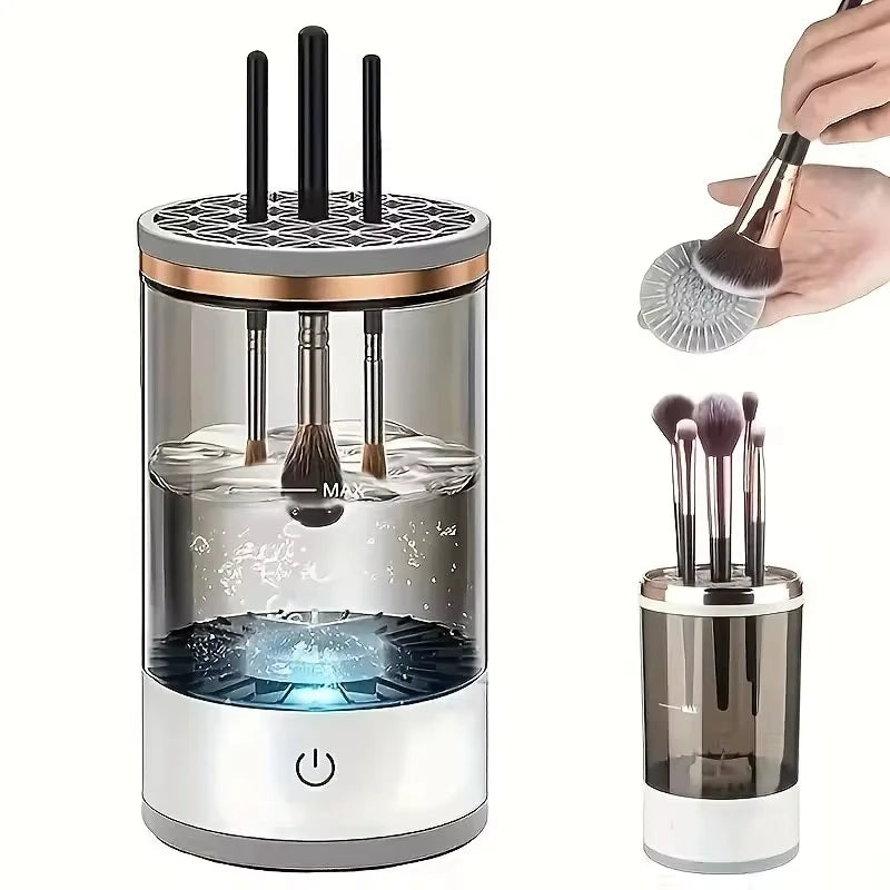 Limpador de Pincéis de Maquilhagem Inovador USB
