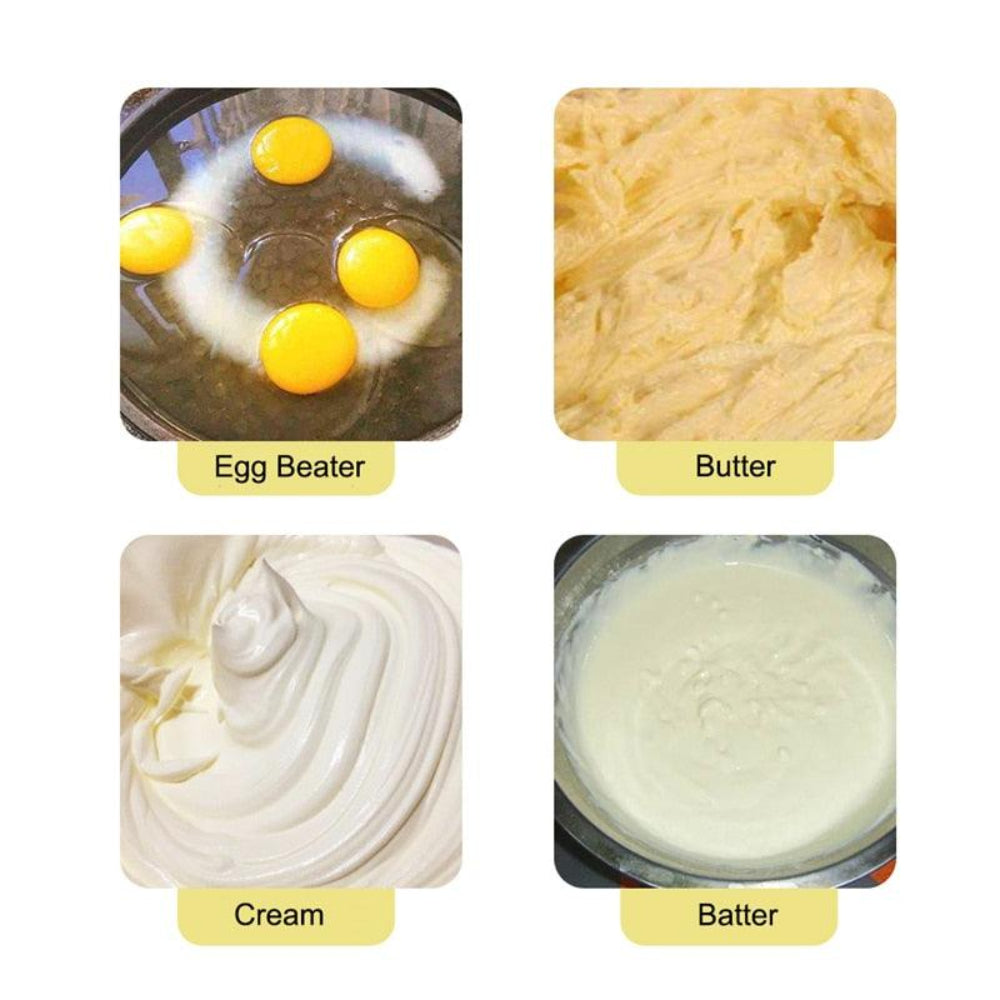 Batedor de ovos de aço inoxidável semiautomático manual para cozinha - Deka Express