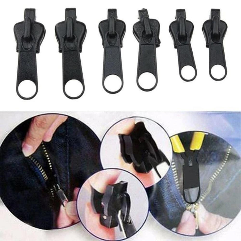 Kit reparo de zíper deslizante com 6 peças - Deka Express
