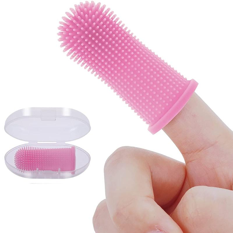 Escova Dentária em Silicone para Cães - Deka Express