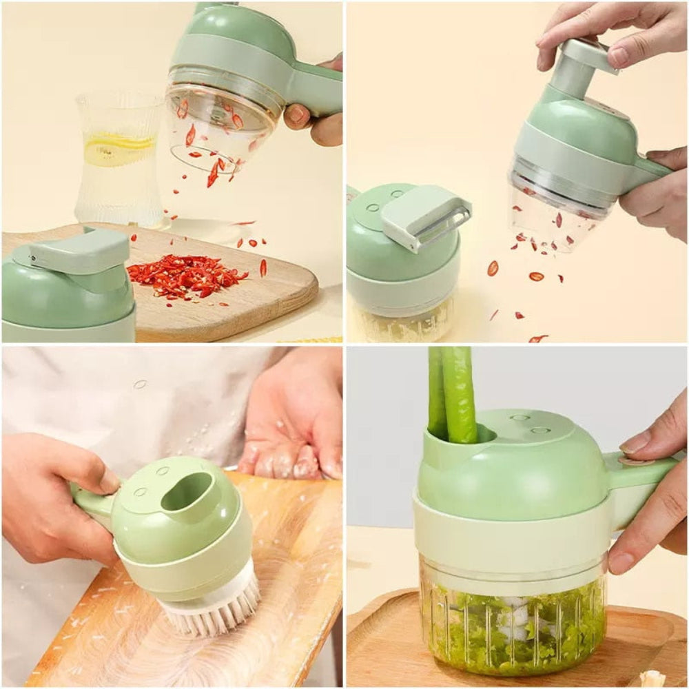 Triturador de Vegetais Elétrico Multifuncional USB - Deka Express